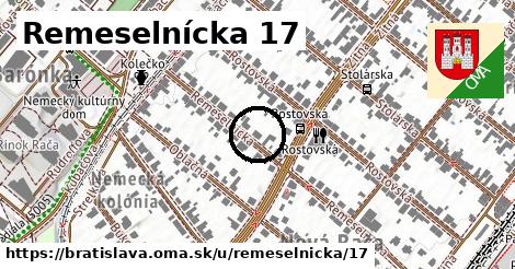 Remeselnícka 17, Bratislava