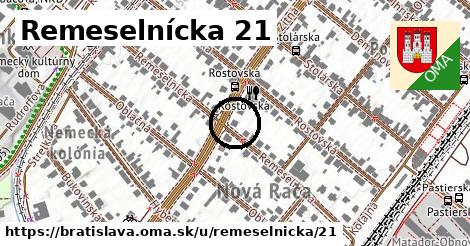 Remeselnícka 21, Bratislava
