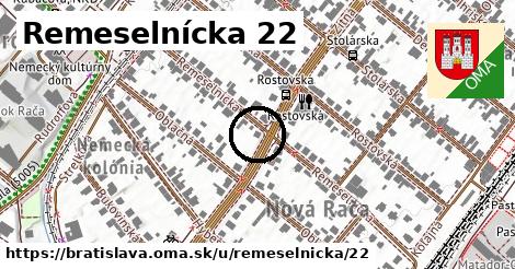 Remeselnícka 22, Bratislava