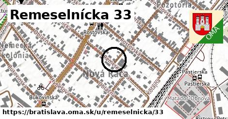 Remeselnícka 33, Bratislava