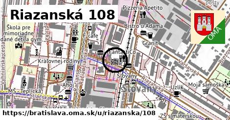 Riazanská 108, Bratislava