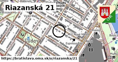 Riazanská 21, Bratislava