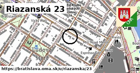 Riazanská 23, Bratislava