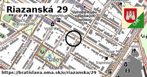 Riazanská 29, Bratislava