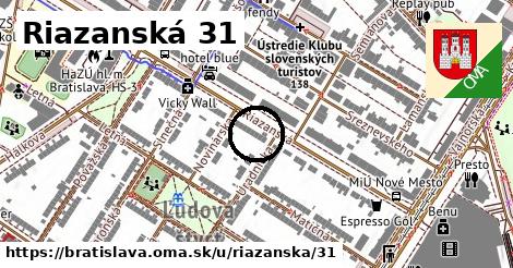 Riazanská 31, Bratislava