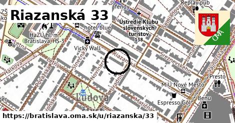Riazanská 33, Bratislava