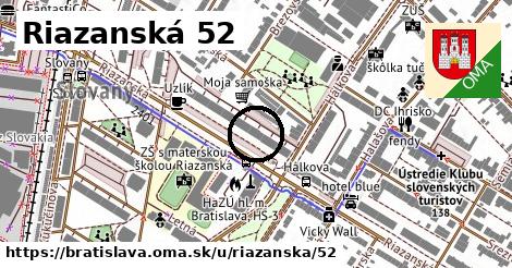 Riazanská 52, Bratislava