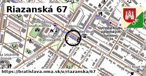 Riazanská 67, Bratislava