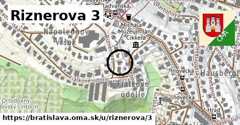 Riznerova 3, Bratislava