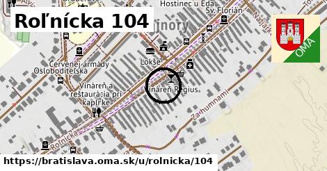 Roľnícka 104, Bratislava