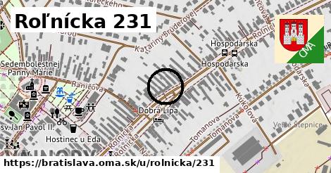 Roľnícka 231, Bratislava