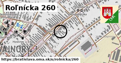 Roľnícka 260, Bratislava