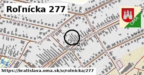 Roľnícka 277, Bratislava