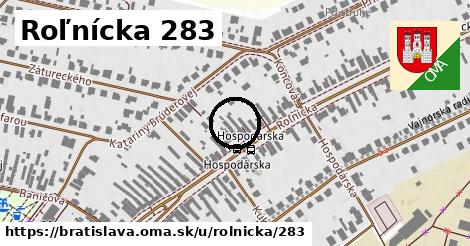 Roľnícka 283, Bratislava