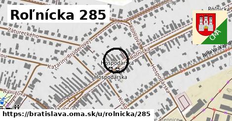 Roľnícka 285, Bratislava