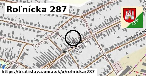 Roľnícka 287, Bratislava