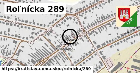 Roľnícka 289, Bratislava