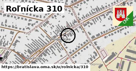 Roľnícka 310, Bratislava