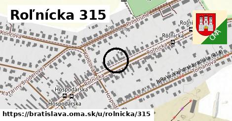 Roľnícka 315, Bratislava