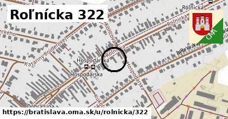 Roľnícka 322, Bratislava