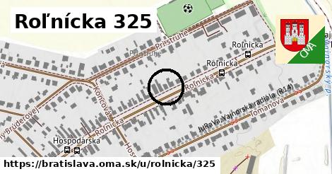 Roľnícka 325, Bratislava