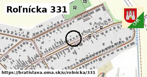 Roľnícka 331, Bratislava