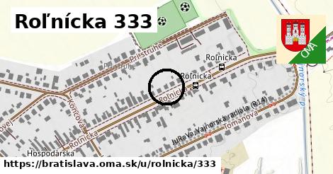 Roľnícka 333, Bratislava