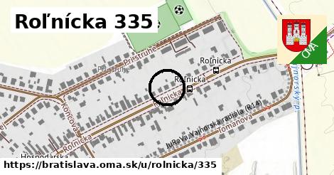 Roľnícka 335, Bratislava