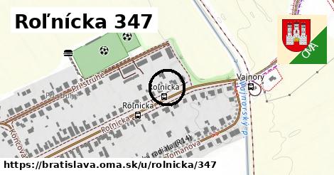 Roľnícka 347, Bratislava