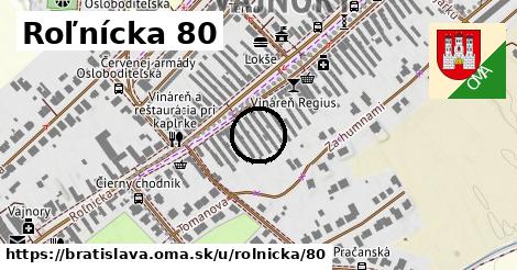 Roľnícka 80, Bratislava