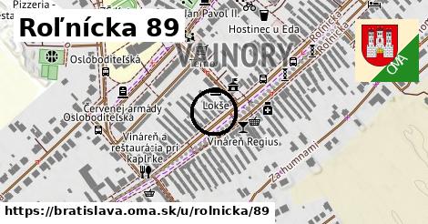 Roľnícka 89, Bratislava