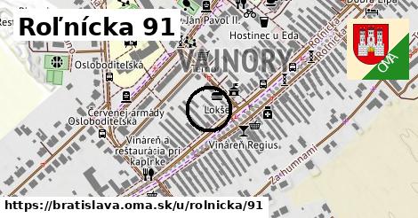 Roľnícka 91, Bratislava