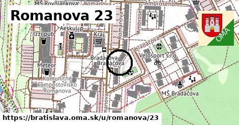 Romanova 23, Bratislava