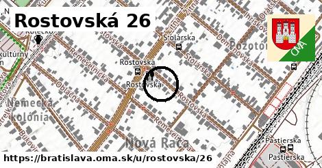 Rostovská 26, Bratislava