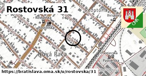 Rostovská 31, Bratislava