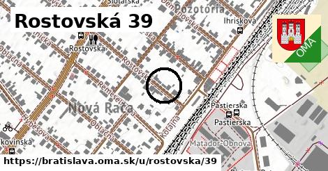 Rostovská 39, Bratislava