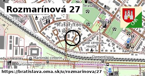 Rozmarínová 27, Bratislava