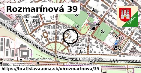 Rozmarínová 39, Bratislava