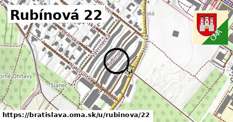 Rubínová 22, Bratislava