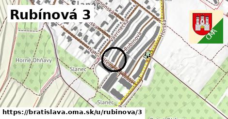 Rubínová 3, Bratislava