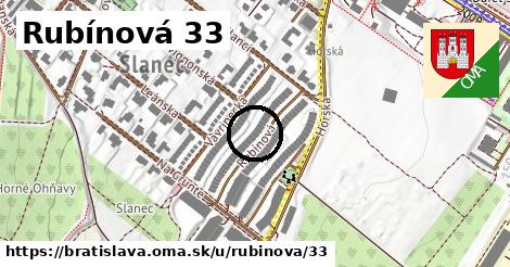 Rubínová 33, Bratislava