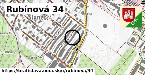 Rubínová 34, Bratislava