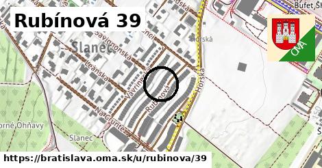 Rubínová 39, Bratislava