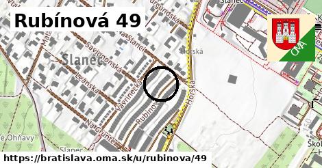 Rubínová 49, Bratislava