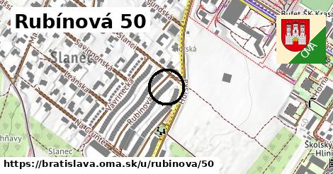 Rubínová 50, Bratislava