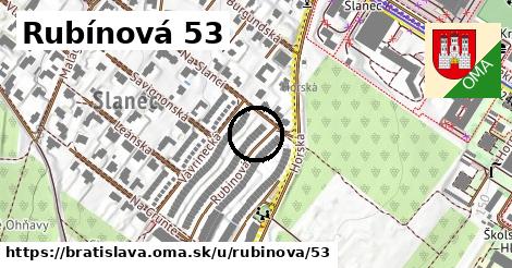 Rubínová 53, Bratislava