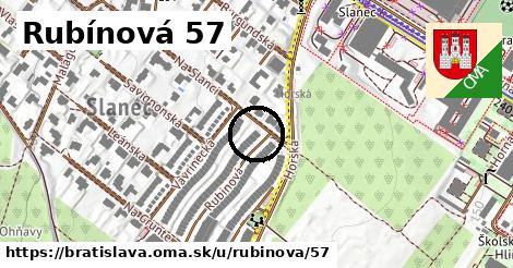 Rubínová 57, Bratislava
