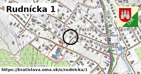 Rudnícka 1, Bratislava