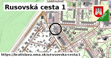 Rusovská cesta 1, Bratislava