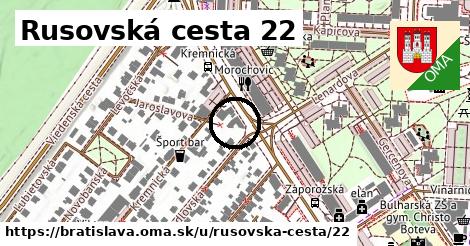 Rusovská cesta 22, Bratislava
